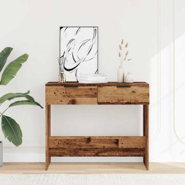 Console Table Old Wood 90x36 cm - Stylish & Durable Storage