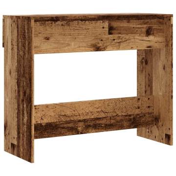 Console Table Old Wood 90x36 cm - Stylish & Durable Storage