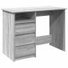 Desk Grey Sonoma - 102x50x75 cm Engineered Wood | HipoMarket