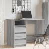 Desk Grey Sonoma - 102x50x75 cm Engineered Wood | HipoMarket