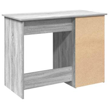 Desk Grey Sonoma - 102x50x75 cm Engineered Wood | HipoMarket