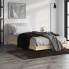 Bed Frame Sonoma Oak 90x200 cm Engineered Wood Colour sonoma oak Size 90 x 200 cm 