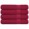  Sauna Towels 4 pcs Bordeaux 80x200 cm 360 gsm 100% Cotton Colour bordeaux Size 80 x 200 cm Quantity in Package 4 