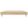 Sonoma Oak Bed Frame 90x200 cm - Engineered Wood | HipoMarket