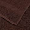 Brown Bath Towels Set - 100% Cotton | 4 pcs 100x150 cm