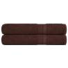  Sauna Towels 2 pcs Brown 80x200 cm 360 gsm 100% Cotton Colour brown Size 80 x 200 cm Quantity in Package 2 