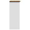 BODO Hallway Cabinet - White and Brown, 80x35x90 cm