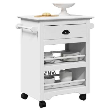 BODO Kitchen Trolley White - Stylish & Practical Storage