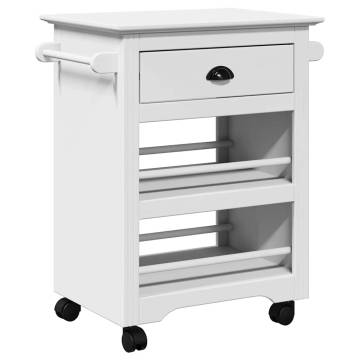 BODO Kitchen Trolley White - Stylish & Practical Storage