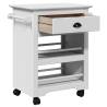 BODO Kitchen Trolley White - Stylish & Practical Storage