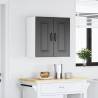 Kalmar Black Kitchen Wall Cabinet | Durable Engineered Wood