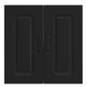 Kalmar Black Kitchen Wall Cabinet | Durable Engineered Wood