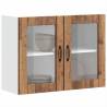 Kitchen Wall Cabinet Lucca - Old Wood | HipoMarket UK