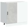 Sink Base Cabinet in Concrete Grey - Durable Storage Solution