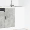 Sink Base Cabinet in Concrete Grey - Durable Storage Solution