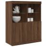  Sideboard Brown Oak 81x37x100 cm Engineered Wood Colour brown oak Quantity in Package 1 Number of 