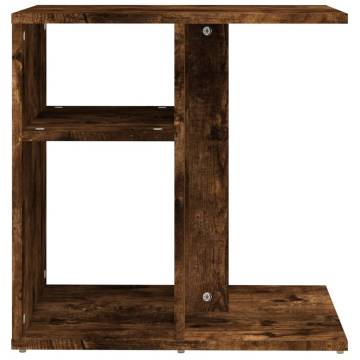 Side Table Smoked Oak 50x30x50 cm - Durable & Stylish | HipoMarket