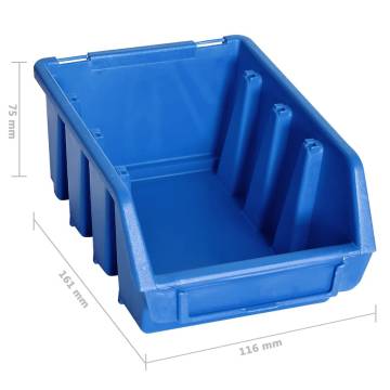 128 Piece Storage Bin Kit - Organize Your Space Easily