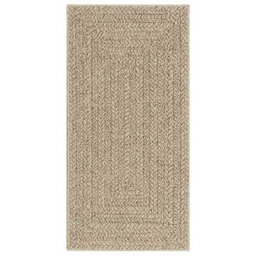 Rug ZIZUR Beige 60x110 cm - Jute Look Indoor & Outdoor | HipoMarket