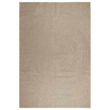 Rug ZIZUR Beige 240x340 cm - Jute Look Indoor & Outdoor