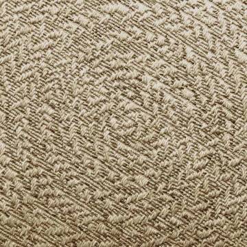 Rug ZIZUR Beige 240x340 cm - Jute Look Indoor & Outdoor