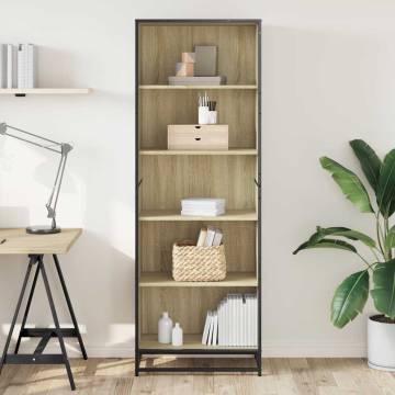 Bookcase Sonoma Oak 60x35x170.5 cm - Modern Storage Solution