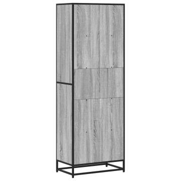 Bookcase Grey Sonoma 60x35x170.5 cm - Stylish & Durable Storage