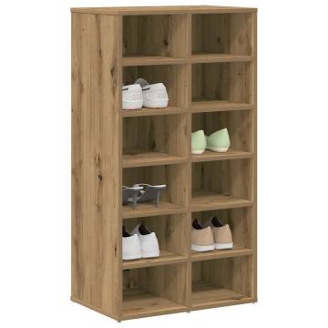 Shoe Rack Artisan Oak 54x34x100.5 cm - Stylish Storage Solution