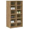  Shoe Rack Artisan Oak 54x34x100.5 cm Engineered Wood Colour artisan oak Quantity in Package 1 Number of Number of shelves 