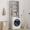 Washing Machine Cabinet Concrete Grey - Space-Saving Storage