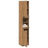  Bathroom Cabinet Artisan Oak 32x34x188.5 cm Engineered Wood Colour artisan oak Quantity in Package 1 