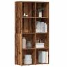  Book Cabinet Old Wood 66x30x130 cm Engineered Wood Colour old wood Size 66 x 30 x 130 cm Quantity in Package 1 