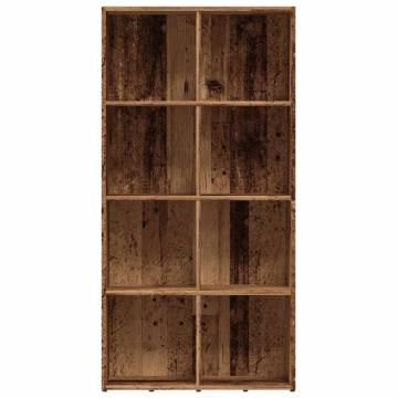 Book Cabinet Old Wood - Stylish Storage Solution | Hipomarket