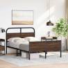 Stylish Brown Oak Bed Frame 120x190 cm | Hipomarket