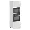  Oven Cabinets 2 pcs Lucca Gloss White Engineered Wood Colour high gloss white Quantity in Package 2 Model oven cabinet 60 cm Number of 1 