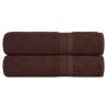  Hand Towels 2 pcs Brown 50x100 cm 360 gsm 100% Cotton Colour brown Size 50 x 100 cm Quantity in Package 2 