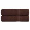  Bath Towels 2 pcs Brown 100x150 cm 360 gsm 100% Cotton Colour brown Size 100 x 150 cm Quantity in Package 2 