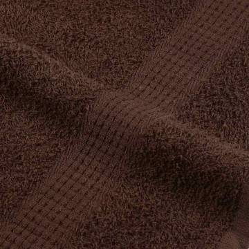 Brown Bath Towels 2 pcs 100x150 cm 100% Cotton - Soft & Durable