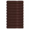  Towels 10 pcs Brown 100x200 cm 360 gsm 100% Cotton Colour brown Size 100 x 200 cm Quantity in Package 10 