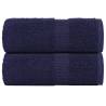  Guest Towels 2 pcs Navy Blue 30x50 cm 360 gsm 100% Cotton Colour navy blue Size 30 x 50 cm Quantity in Package 2 