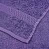 4 Pcs Purple Sauna Towels - 100% Cotton, Absorbent & Hygienic