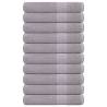  Sauna Towels 10 pcs Grey 80x200 cm 360 gsm 100% Cotton Colour grey Size 80 x 200 cm Quantity in Package 10 