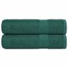  Shower Towels 2 pcs Green 70x140 cm 360 gsm 100% Cotton Colour green Size 70 x 140 cm Quantity in Package 2 