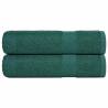  Bath Towels 2 pcs Green 100x150 cm 360 gsm 100% Cotton Colour green Size 100 x 150 cm Quantity in Package 2 