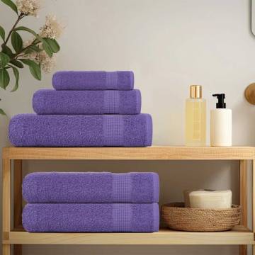 Soap Towels 10 pcs Purple 30x30 cm 360 gsm | Hipomarket