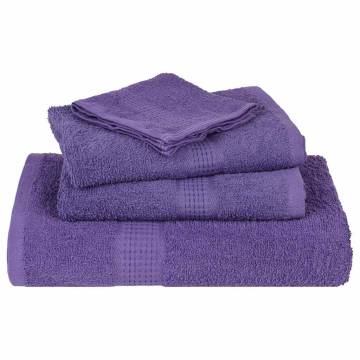 Soap Towels 10 pcs Purple 30x30 cm 360 gsm | Hipomarket