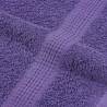 Guest Towels 4 pcs Purple 30x50 cm 100% Cotton - Hipomarket