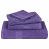 10 Pack Purple Shower Towels - 100% Cotton, 70x140 cm