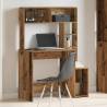 Desk with Shelves - Old Wood 100x45x140 cm | Hipomarket