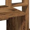 Desk with Shelves - Old Wood 100x45x140 cm | Hipomarket